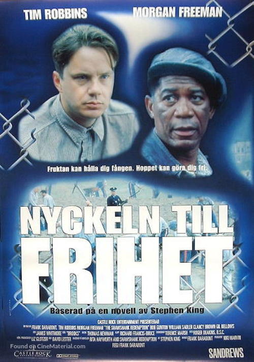 The Shawshank Redemption - Swedish Movie Poster