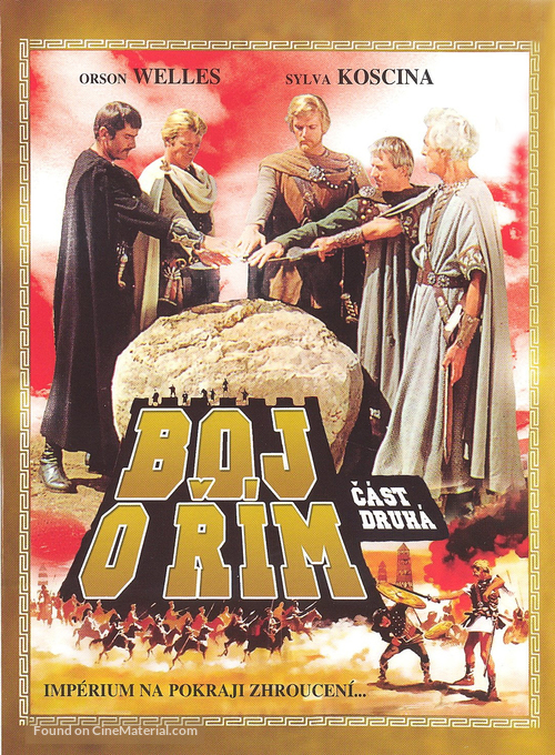 Kampf um Rom II - Der Verrat - Czech DVD movie cover