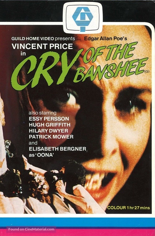 Cry of the Banshee - British VHS movie cover