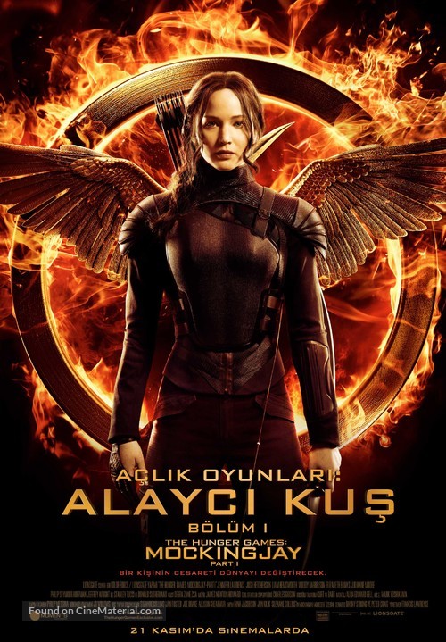 The Hunger Games: Mockingjay - Part 1 - Turkish Movie Poster