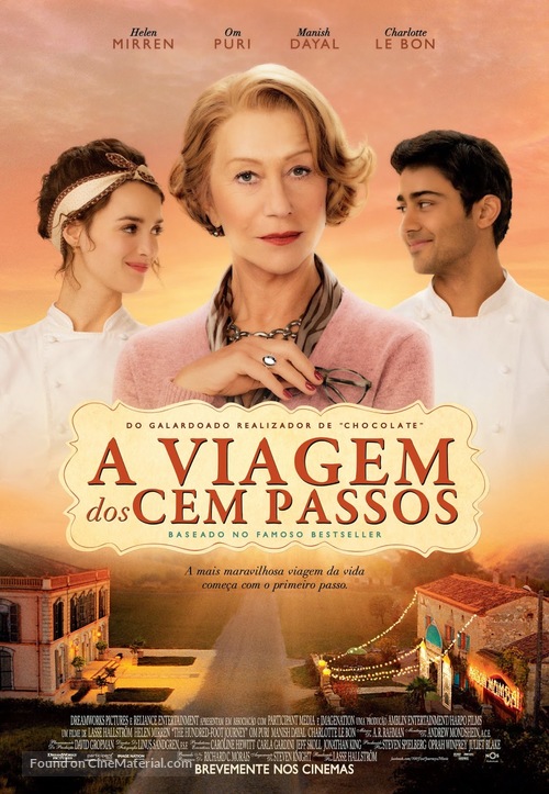 The Hundred-Foot Journey - Portuguese Movie Poster