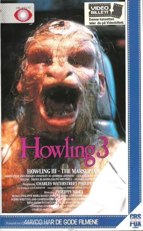 Howling III - Norwegian Movie Cover