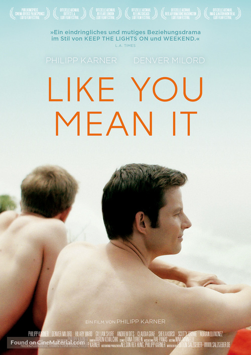 Like You Mean It - German Movie Poster