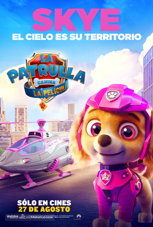 Paw Patrol: The Movie - Spanish Movie Poster