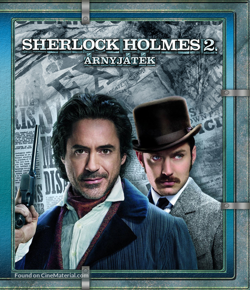 Sherlock Holmes: A Game of Shadows - Hungarian Movie Cover