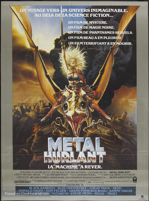 Heavy Metal - French Movie Poster