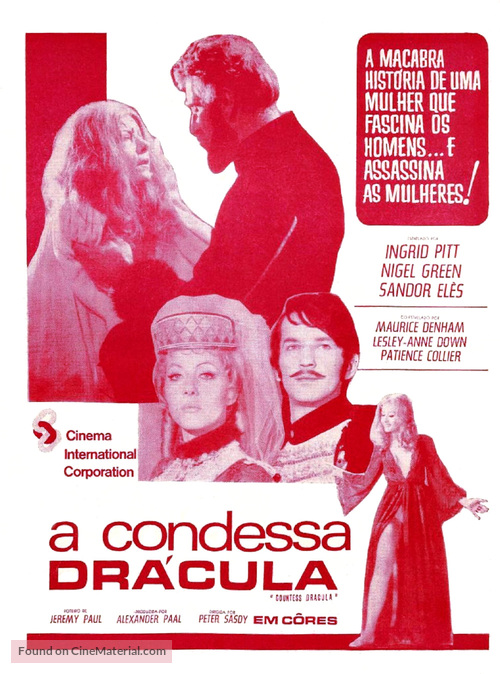 Countess Dracula - Spanish poster