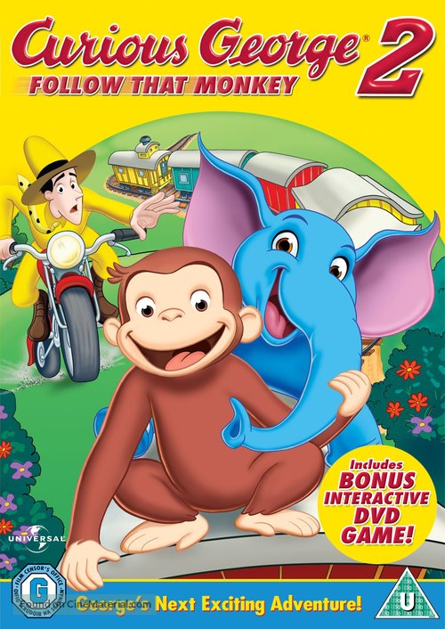 Curious George 2: Follow That Monkey - British DVD movie cover