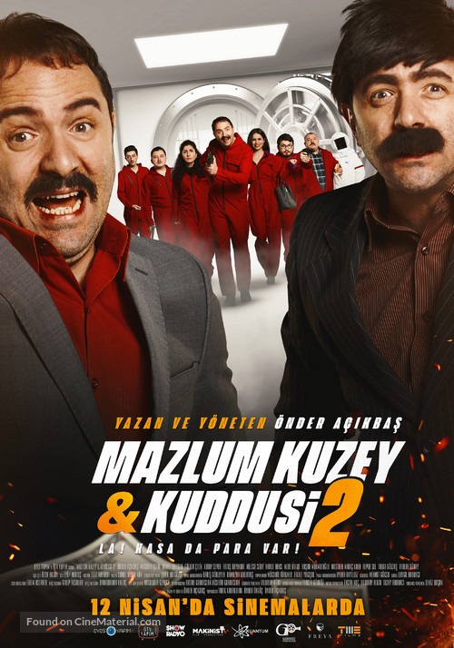 Mazlum Kuzey &amp; Kuddusi 2 La! Kasada Para Var! - Turkish Movie Poster