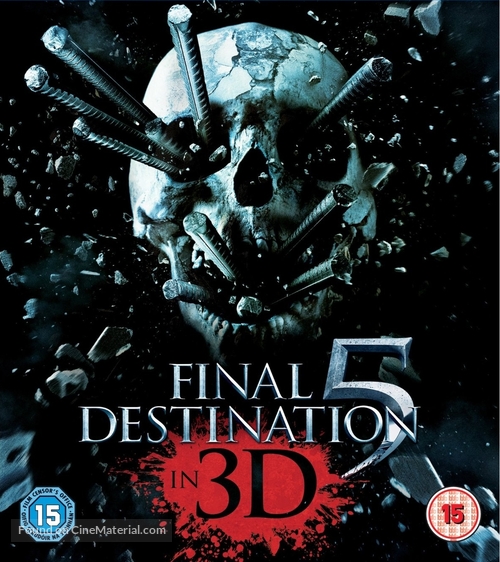 Final Destination 5 - British Blu-Ray movie cover