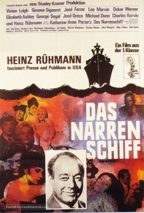 Ship of Fools - German Movie Poster