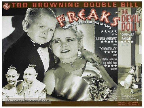 Freaks 1932 British Movie Poster