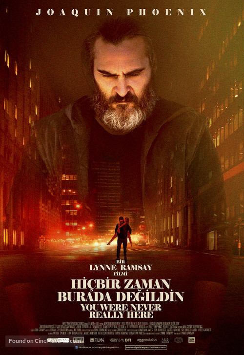 You Were Never Really Here - Turkish Movie Poster