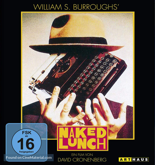 Naked Lunch - German Blu-Ray movie cover