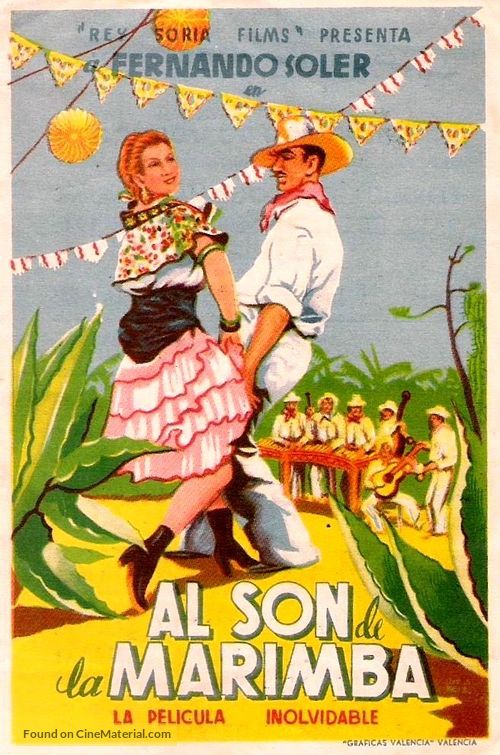 Al son de la marimba - Spanish Movie Poster