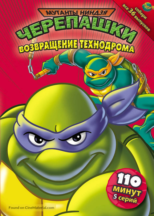 &quot;Teenage Mutant Ninja Turtles&quot; - Russian DVD movie cover