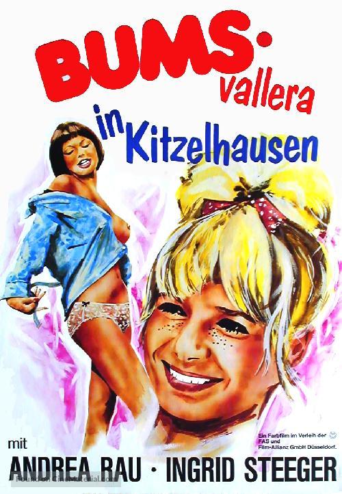 Die liebestollen Baronessen - German Movie Poster