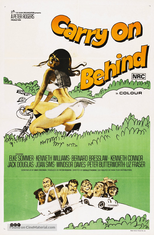 Carry on Behind - Australian Theatrical movie poster
