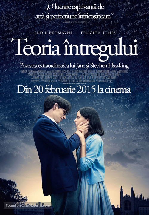 The Theory of Everything - Romanian Movie Poster