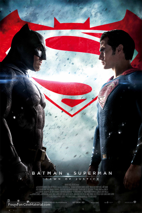 Batman v Superman: Dawn of Justice - Danish Movie Poster