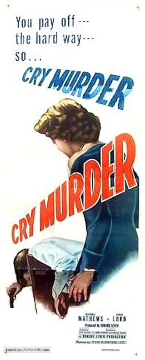 Cry Murder - Movie Poster