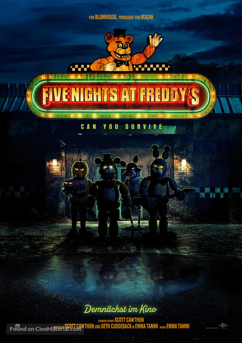 Five Nights at Freddy&#039;s - German Movie Poster