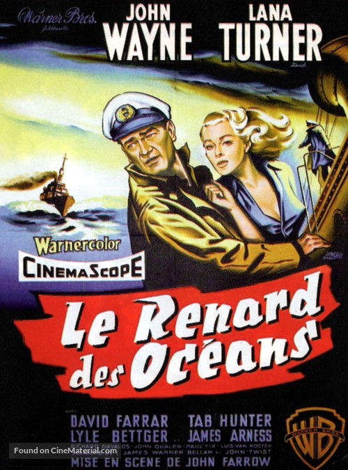 The Sea Chase - French Movie Poster