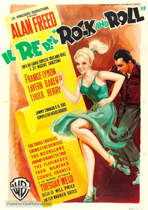 Rock Rock Rock! - Italian Movie Poster