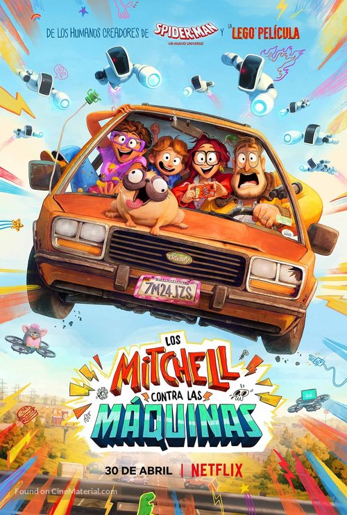 The Mitchells vs. the Machines - Spanish Movie Poster