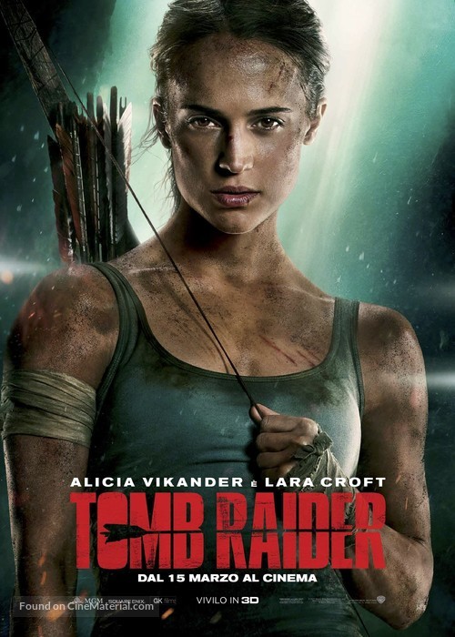 Tomb Raider - Italian Movie Poster
