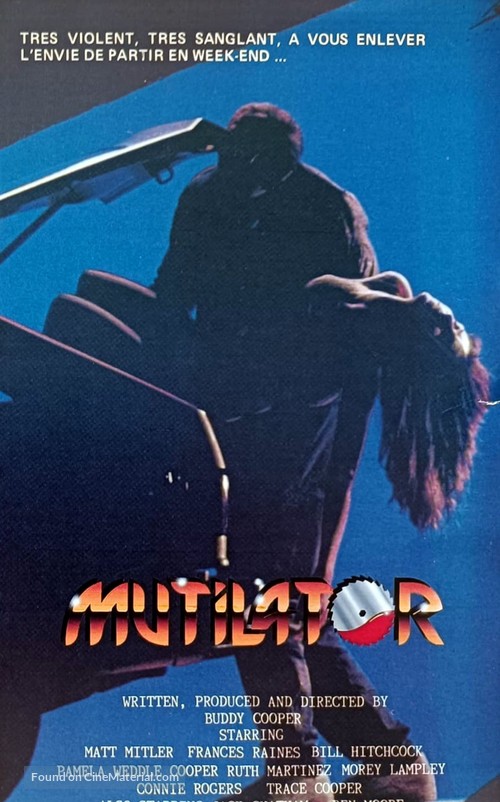 The Mutilator - French VHS movie cover