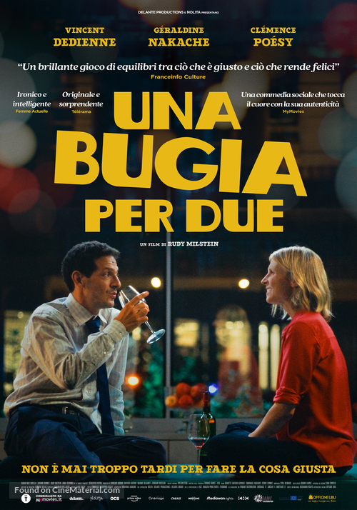 Je ne suis pas un h&eacute;ros - Italian Movie Poster