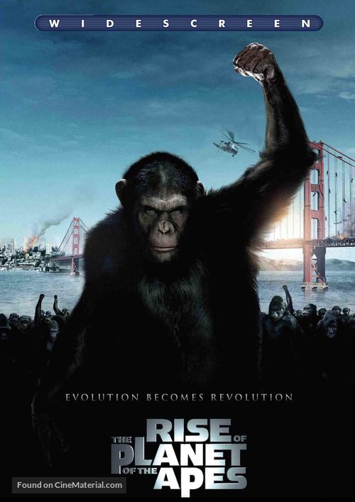 Rise of the Planet of the Apes - DVD movie cover