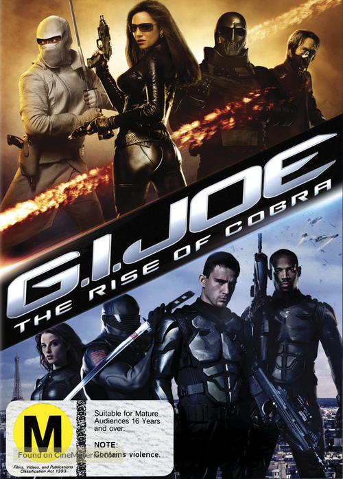 G.I. Joe: The Rise of Cobra - New Zealand DVD movie cover