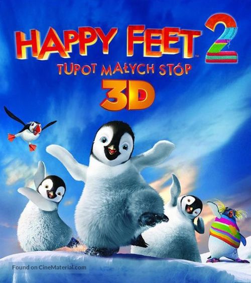 Happy Feet Two - Polish Blu-Ray movie cover