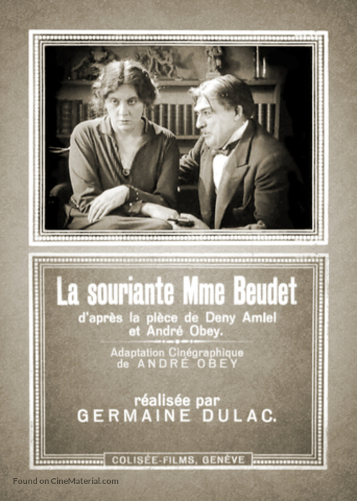 La souriante Madame Beudet - Swiss DVD movie cover