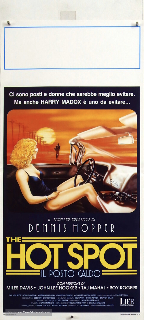 The Hot Spot - Italian Movie Poster