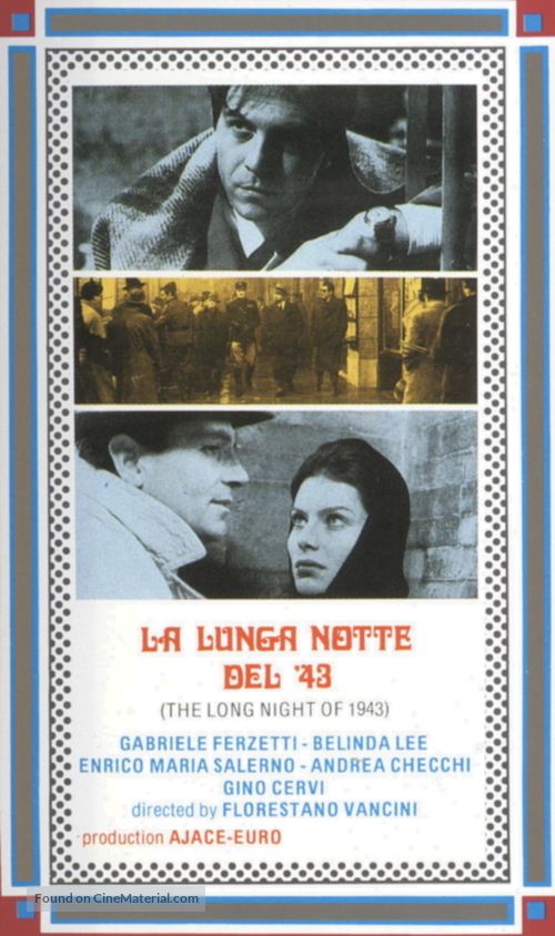 Lunga notte del &#039;43, La - Italian VHS movie cover