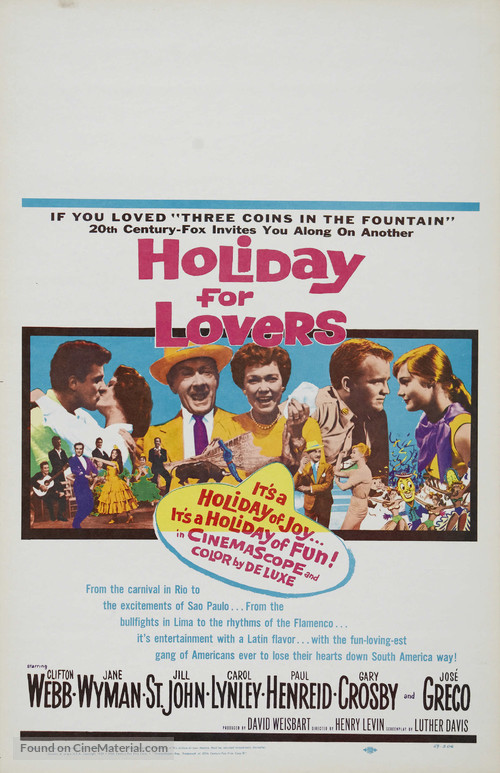 Holiday for Lovers - Movie Poster