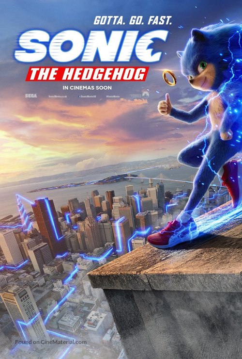 Sonic the Hedgehog - British Movie Poster