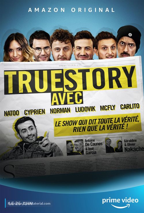 &quot;True Story Avec&quot; - French Movie Poster