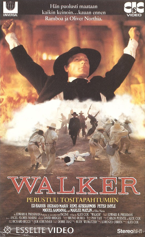 Walker - Finnish VHS movie cover
