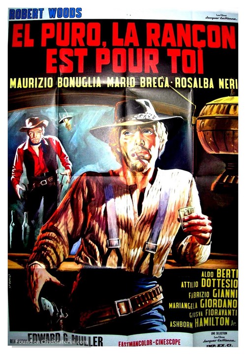 La taglia &egrave; tua... l&#039;uomo l&#039;ammazzo io - French Movie Poster