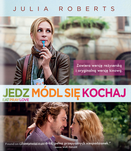 Eat Pray Love - Polish Blu-Ray movie cover