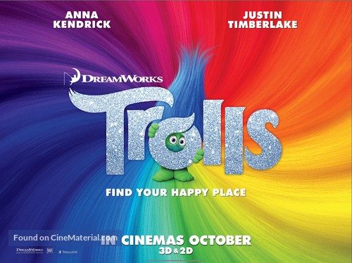 Trolls - British Movie Poster