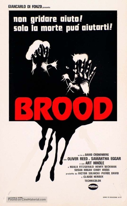 The Brood - Italian Movie Poster