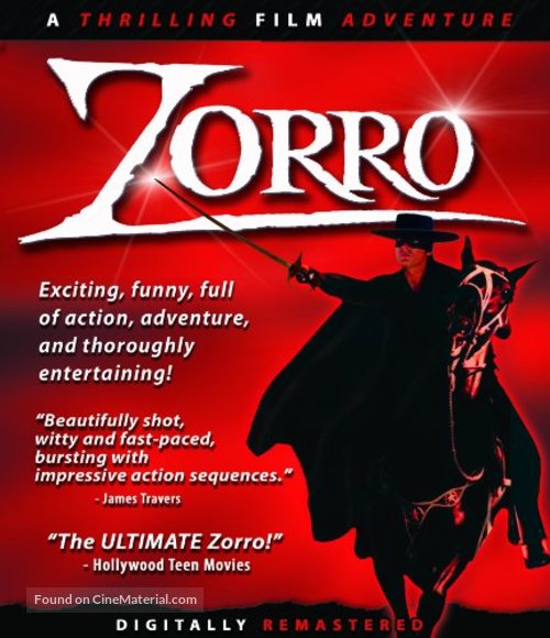 Zorro - Blu-Ray movie cover