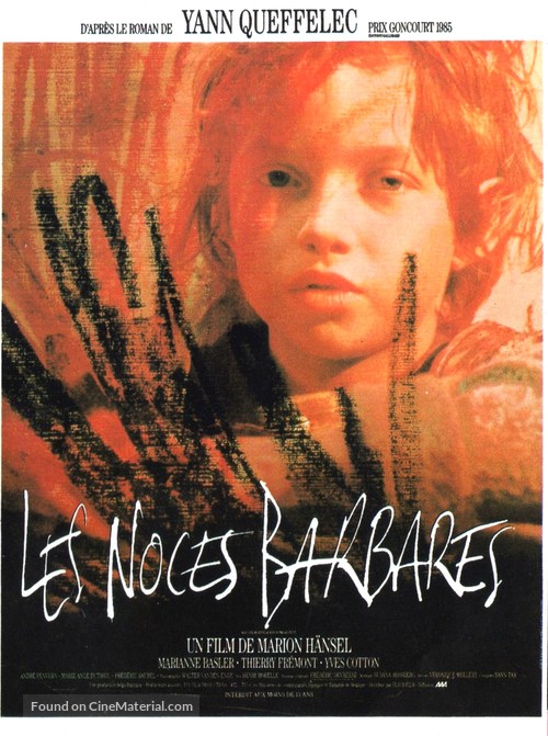 Les noces barbares - French Movie Poster