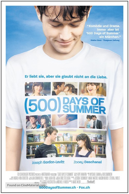 (500) Days of Summer - Swiss Movie Poster