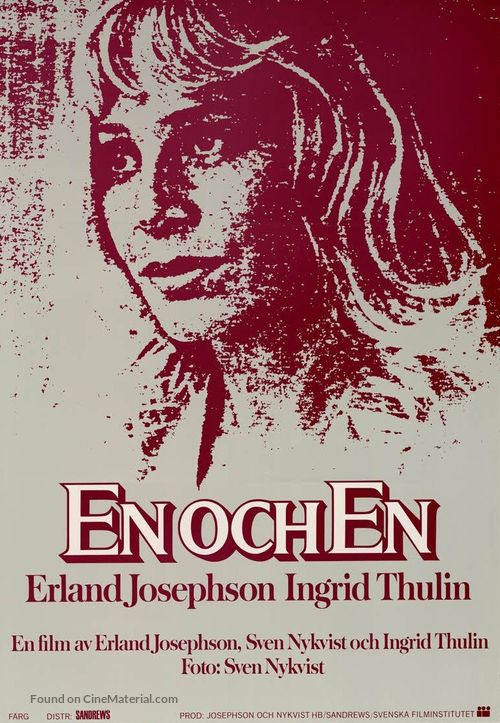 En och en - Swedish Movie Poster